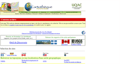 Desktop Screenshot of cartotheque.uqac.ca