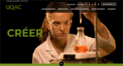 Desktop Screenshot of cosom.uqac.ca