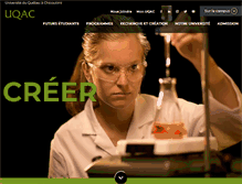 Tablet Screenshot of cosom.uqac.ca