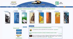 Desktop Screenshot of classiques.uqac.ca