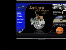 Tablet Screenshot of mineraux.uqac.ca