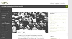 Desktop Screenshot of grir.uqac.ca